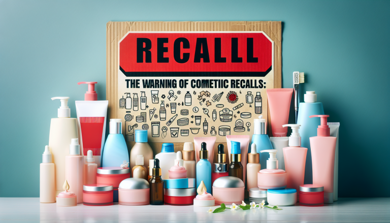 화장품 리콜이 주는 경고: 우리 피부 건강을 지키는 법